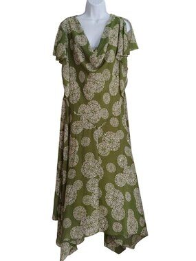 Signature by Bobbie Bee Forrest Fairy Whimsical Boho Flowy Asymmetrical Dress 18